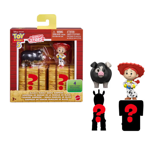 Mattel: Disney|Pixar - Toy Story 5: Blaze's Family Ranch Surprise 4-Pack [Jessie, Blazes & 2 Mystery]