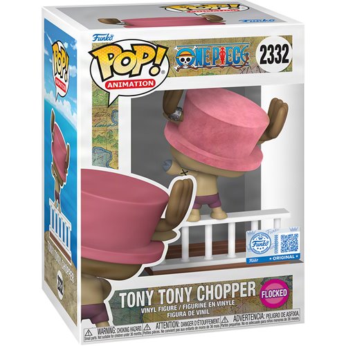 Funko Pop! Animation: One Piece Straw Hat Pirates - Tony Tony Chopper (Flocked) 2332 - EED Exclusive