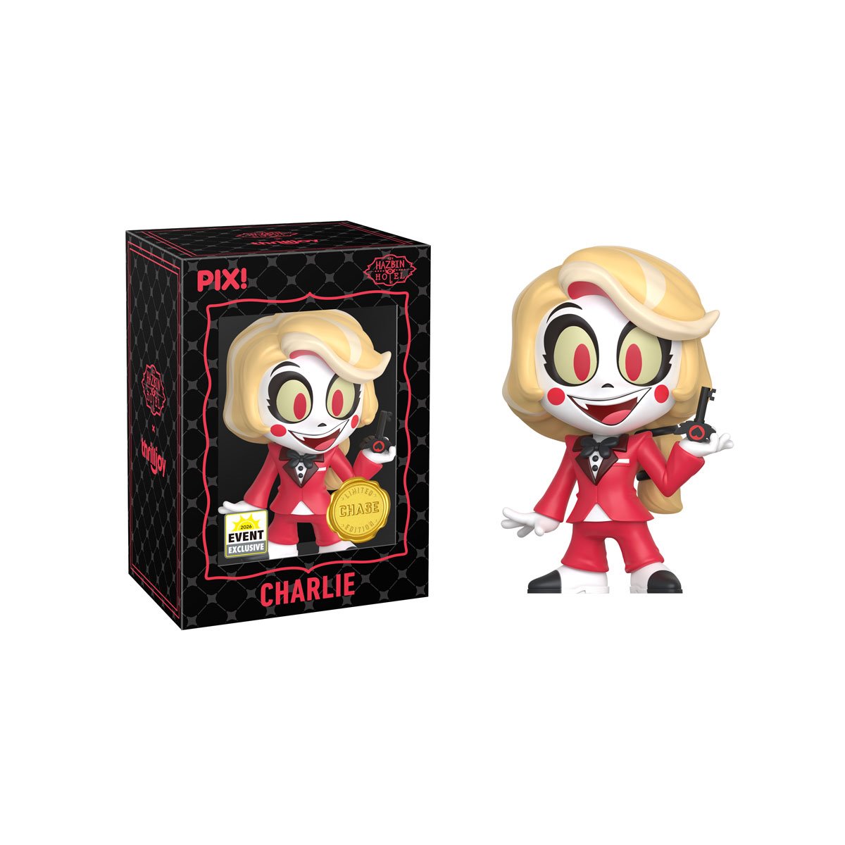 ThrillJoy Pix! Hazbin Hotel - Lucifer (Modelo aleatorio) - 2026 Convention Exclusive