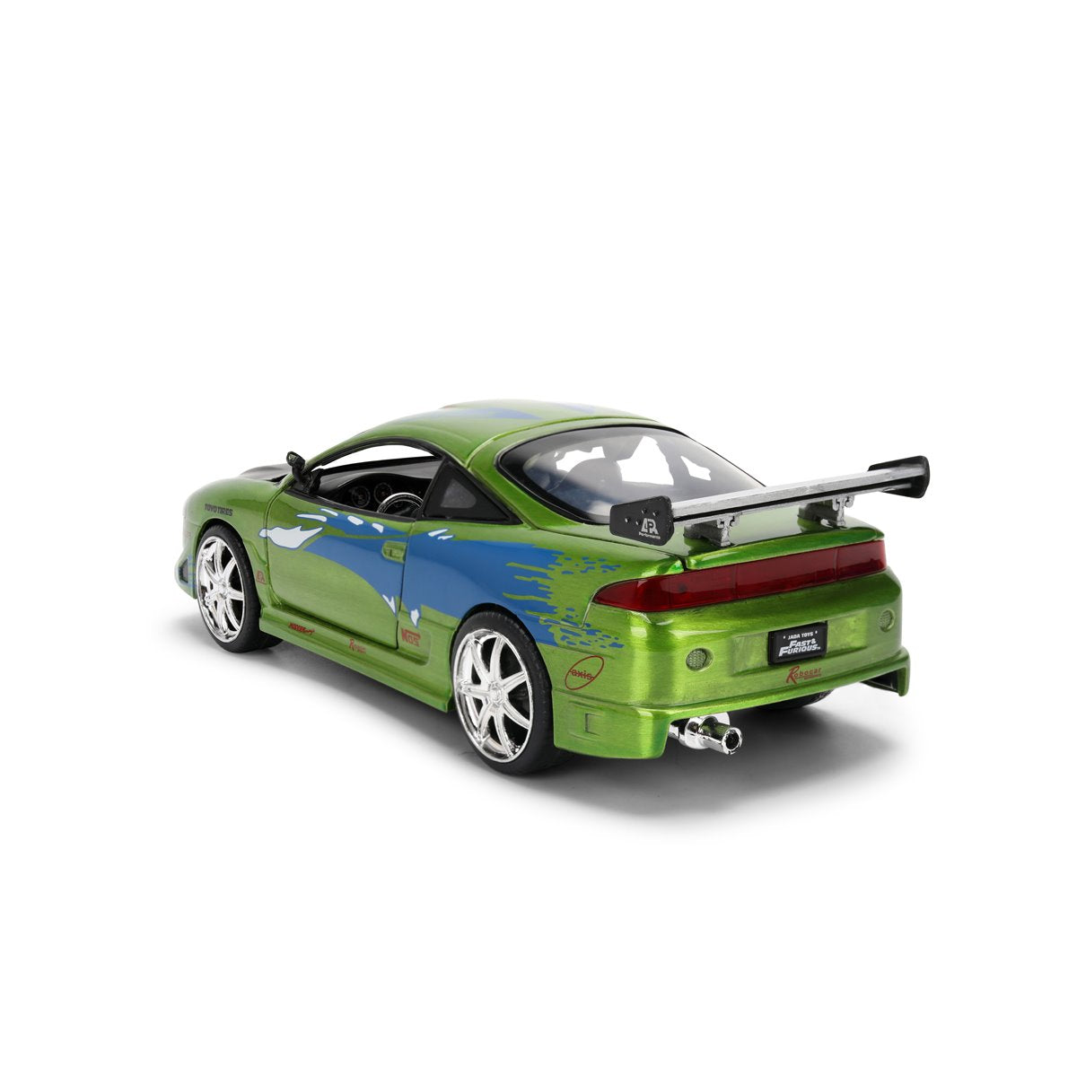 Jada: Die-Cast Metal Vehicle | Fast and Furious 25th Anniversary - Brian's Mitsubishi Eclipse - Escala 1:24