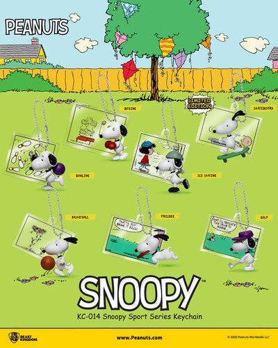 Beast Kingdom: Peanuts - Snoopy Sport Series - Blind Box (x unidad)