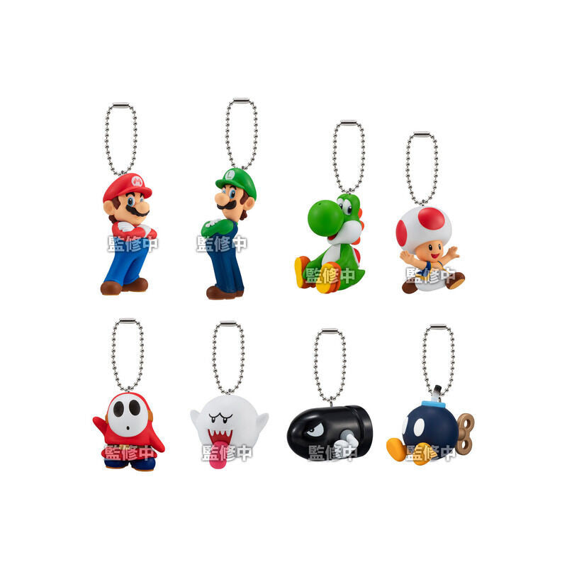 Bandai: Charm | Super Mario Bros. - Mascot Collection (x unidad)