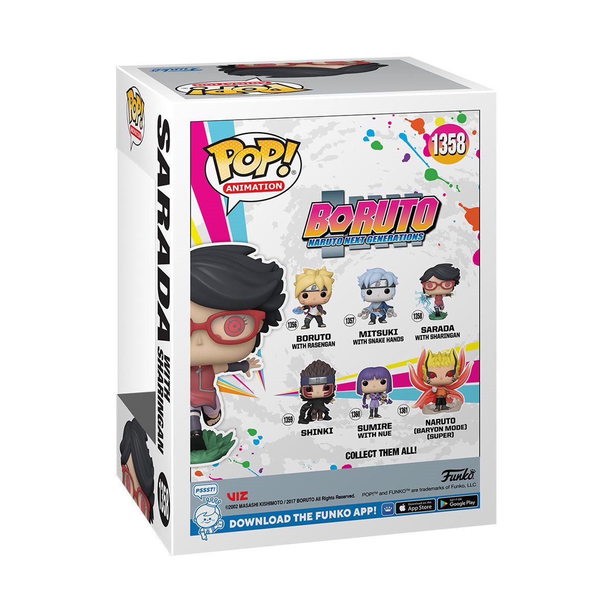 Funko Pop! Anime: Boruto - Sarada with Sharingan 1358 - Entertainment Exclusive