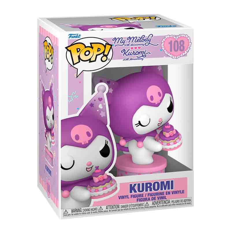 Funko Pop! Sanrio: Kuromi 20th Anniversary - Kuromi with Cake 108