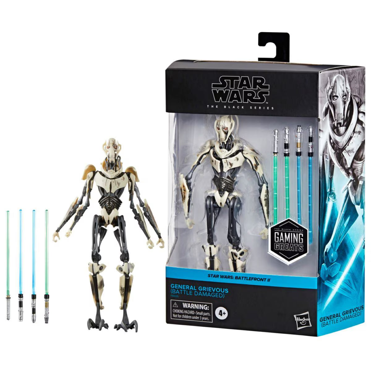 Hasbro: Star Wars - The Black Series Gaming Greats - Figura de Acción General Grievous (6 pulgadas)