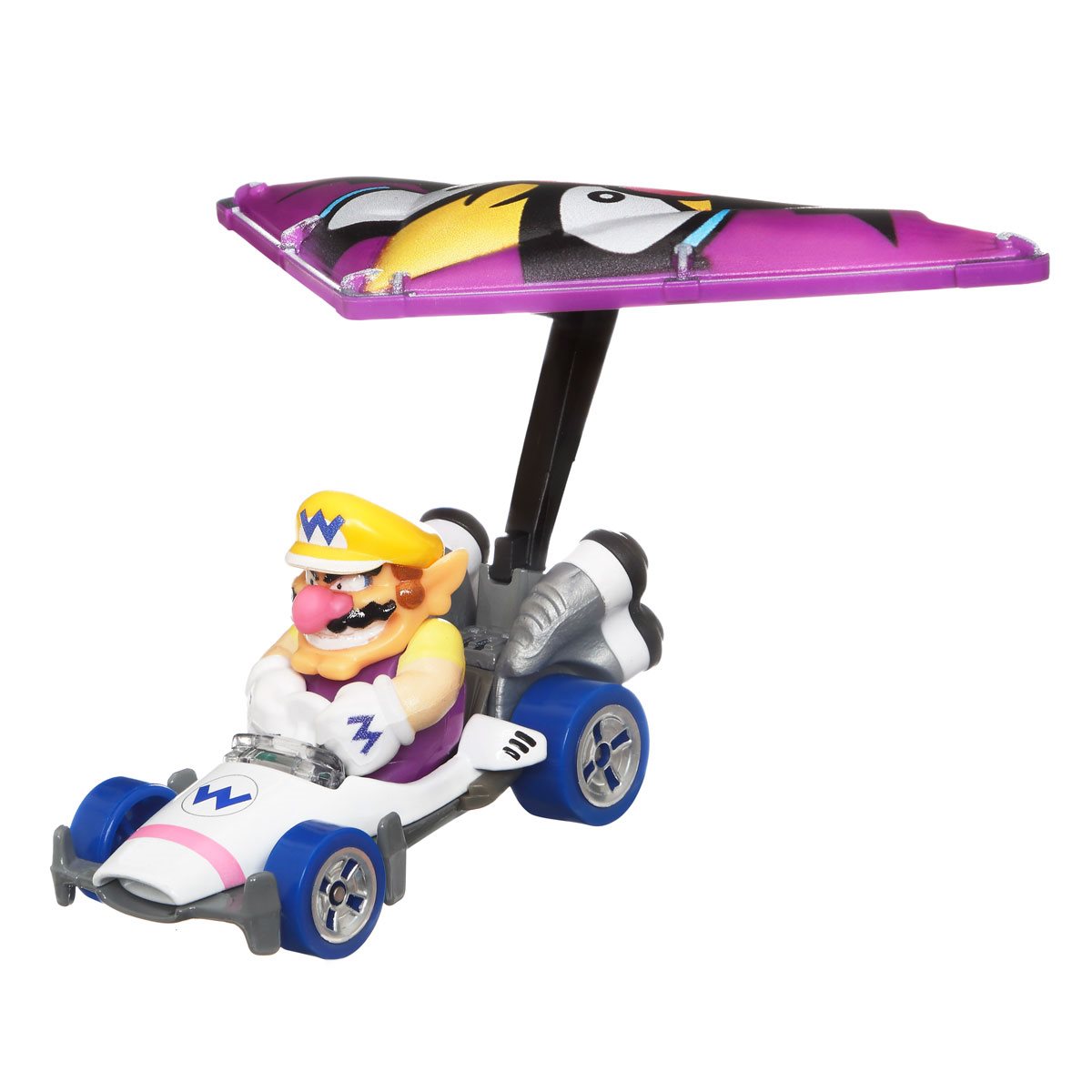 Hot Wheels: Mario Kart Gliders 2026 - Waluigi B-Dasher With Wario Wing