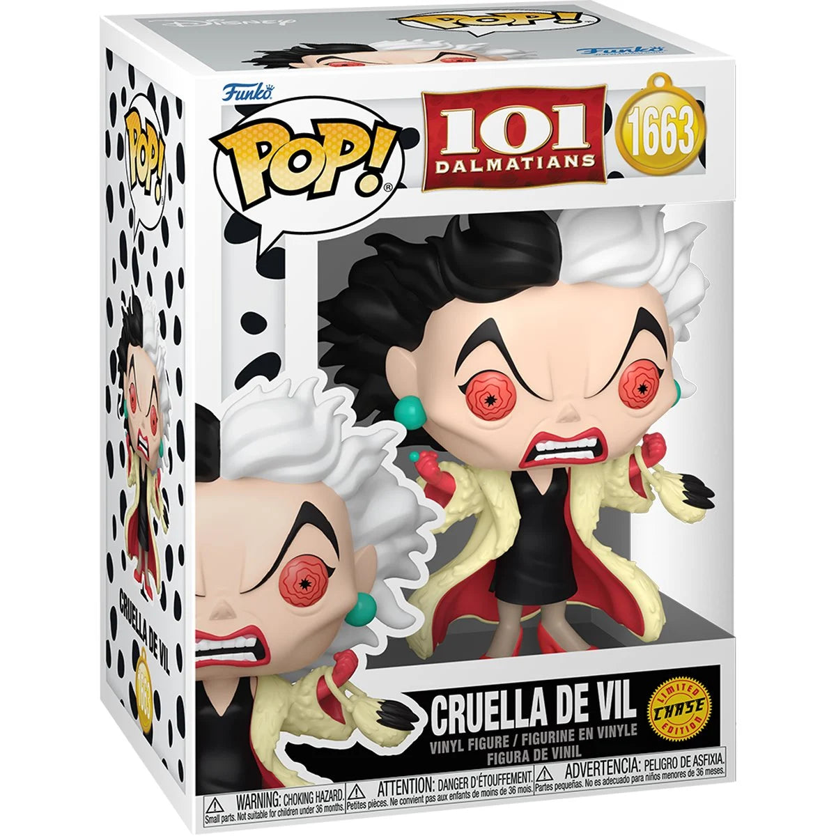 Funko Pop! Disney: 101 Dalmatians - Cruella De Vil 1663 (CHASE)