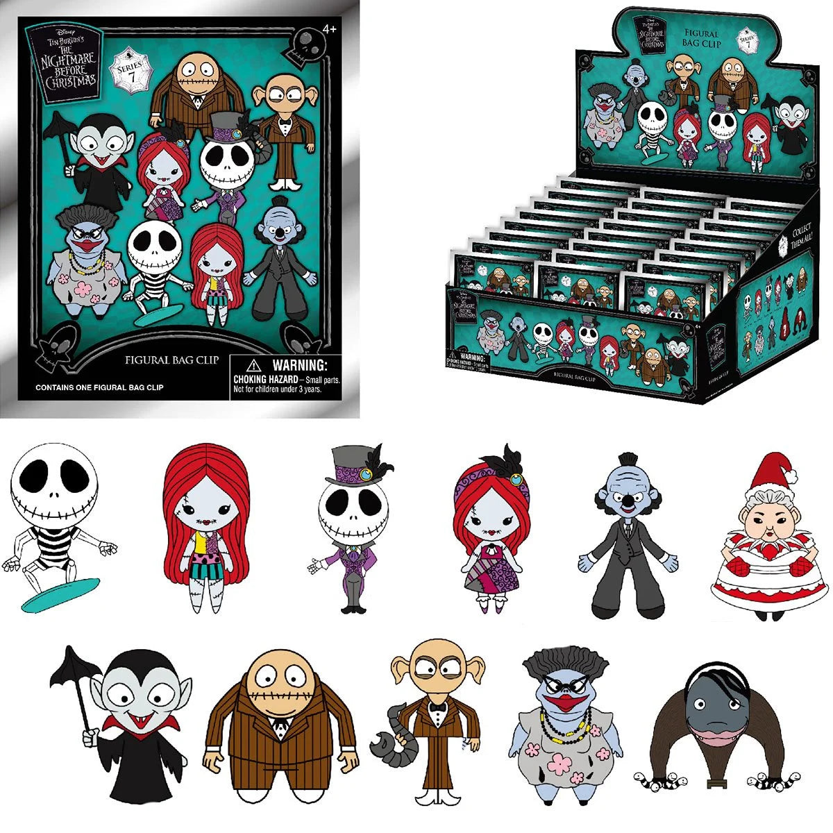 Monogram: Bag Clip | Disney - El Extraño Mundo de Jack - TNBX (x 1 unidad)