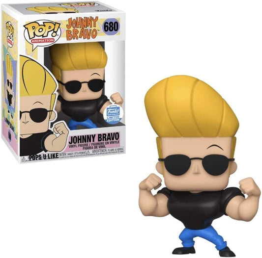 Funko Pop! Animados: Johnny Bravo - Jhonny Bravo 680 - Funko Shop Exclusive (Vaulted)