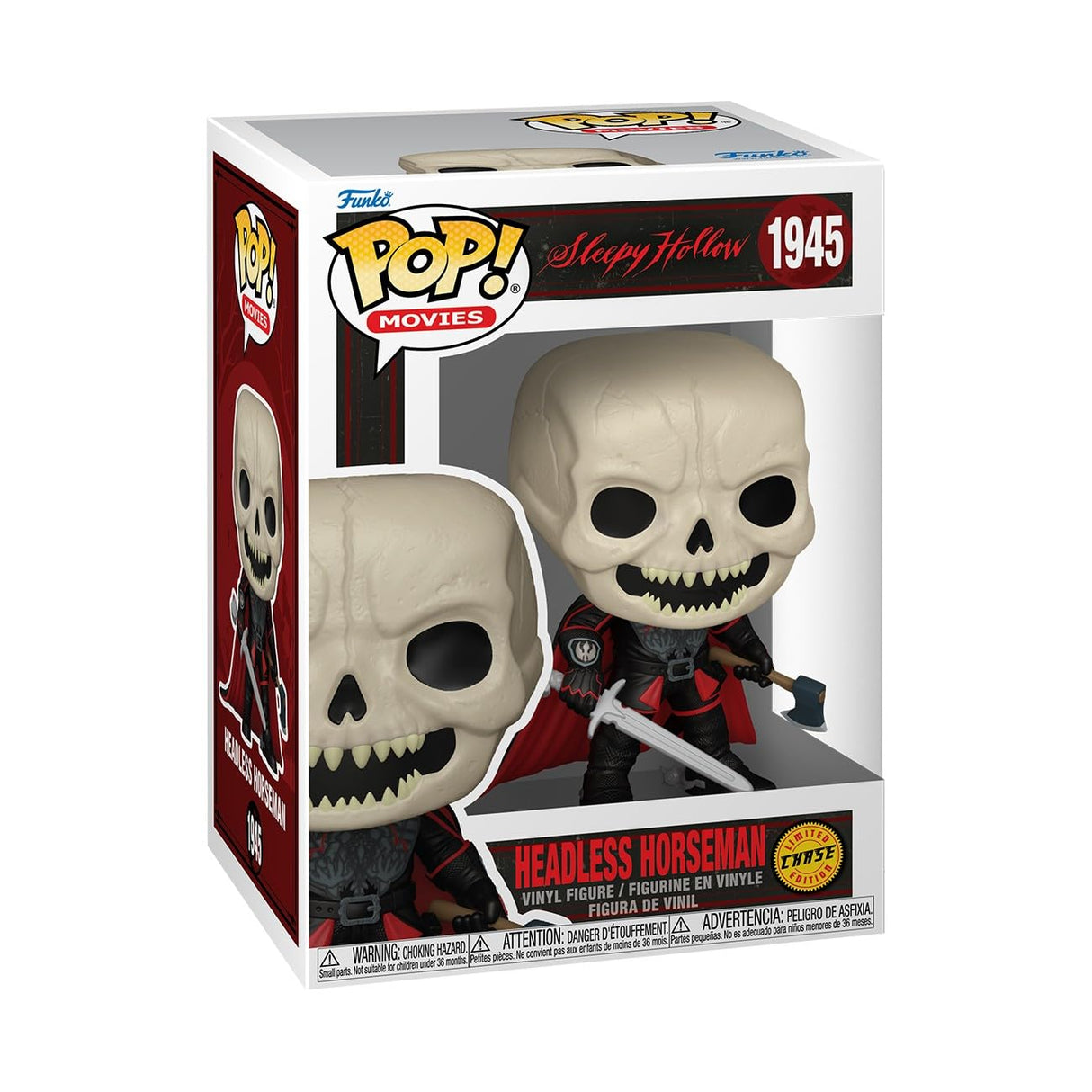 Funko Pop! Movies: Sleepy Hollow - Headless Horseman 1945 (CHASE)