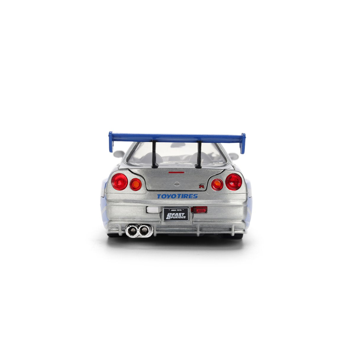 Jada: Die-Cast Metal Vehicle | Fast and Furious 25th Anniversary - Brian's Nissan Skyline GT-R - Escala 1:24