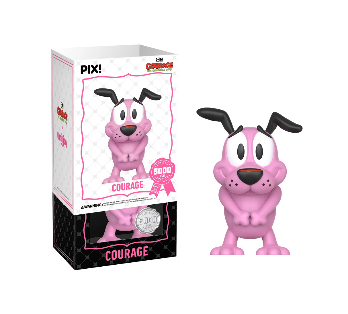 ThrillJoy Pix! Courage the Cowardly Dog - Courage the Cowardly Dog (Modelo Aleatorio)