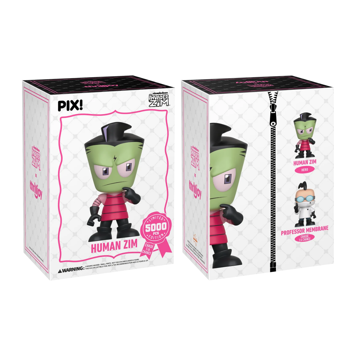 ThrillJoy Pix! Invader Zim - Human Zim (Modelo aleatorio)