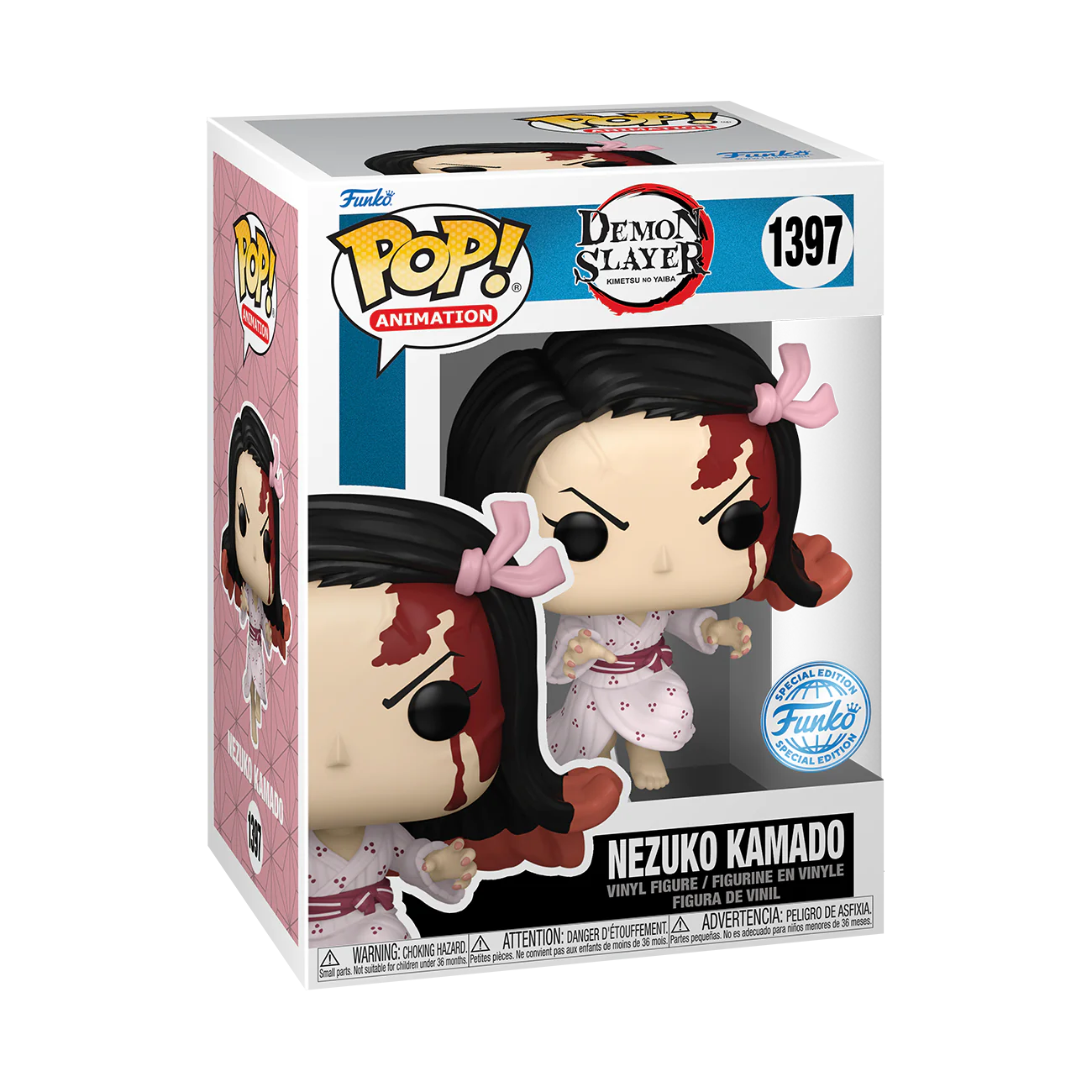 Funko Pop! Anime: Demon Slayer - Nezuko Kamado 1397 (Leaping) - Special Edition