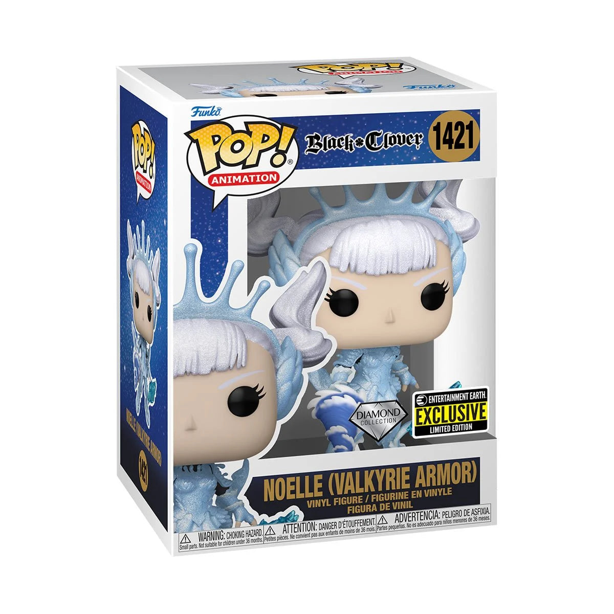 Funko Pop! Anime: Black Clover - Noelle (Valkyrie Armor) 1421 - Entertainment Earth Exclusive (Diamond)