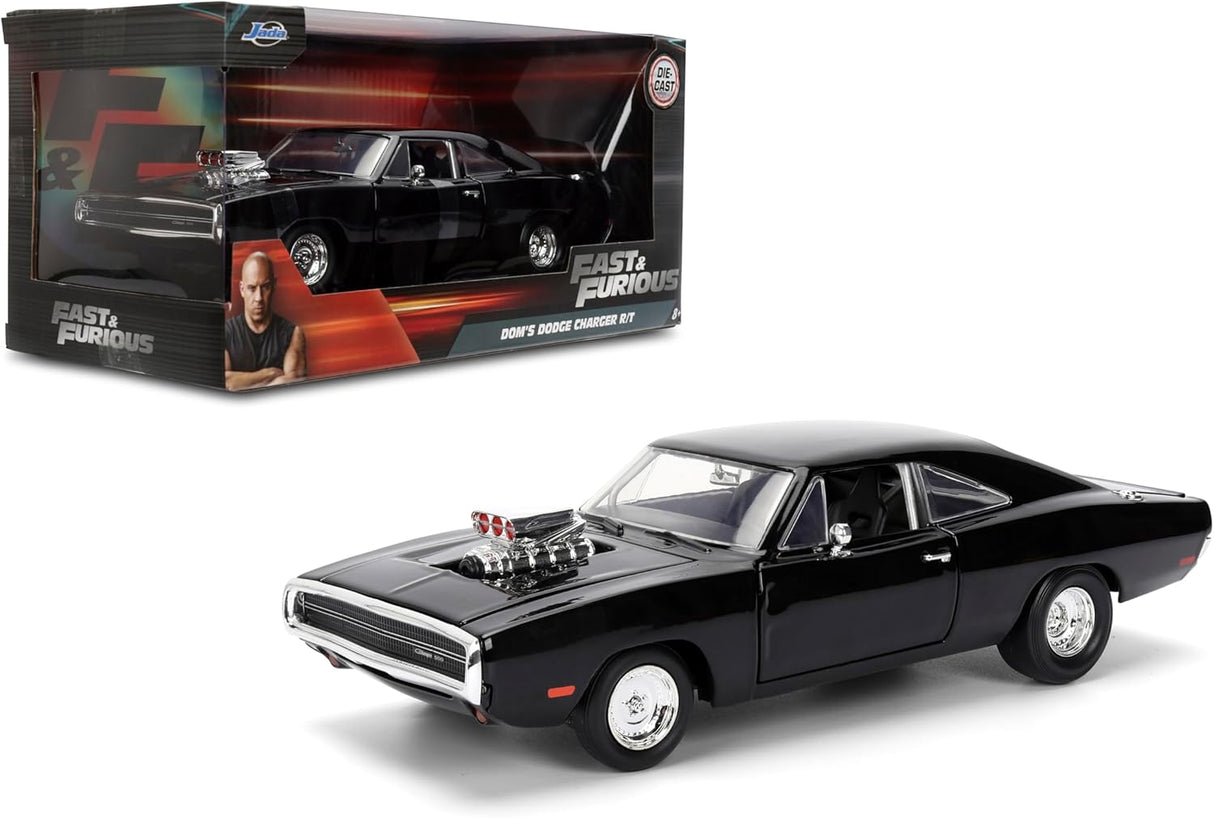 Jada: Die-Cast Metal Vehicle | Fast and Furious - Dom's 1970 Dodge Charger - Escala 1:32