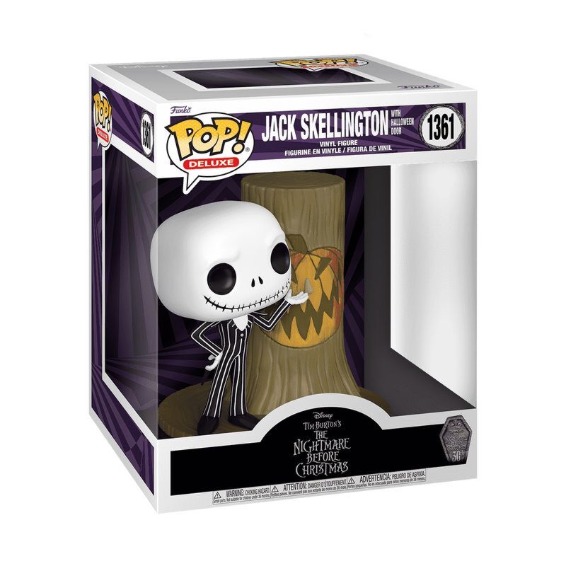 Funko Pop! Disney: The Nightmare Before Christmas (El Extraño Mundo de Jack) - Jack Skellington with Halloween Door 1361 (Deluxe)