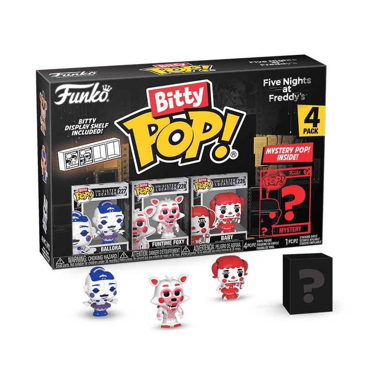 Funko Bitty Pop! Games | Five Nights at Freddy's - 4pack (Whitered)