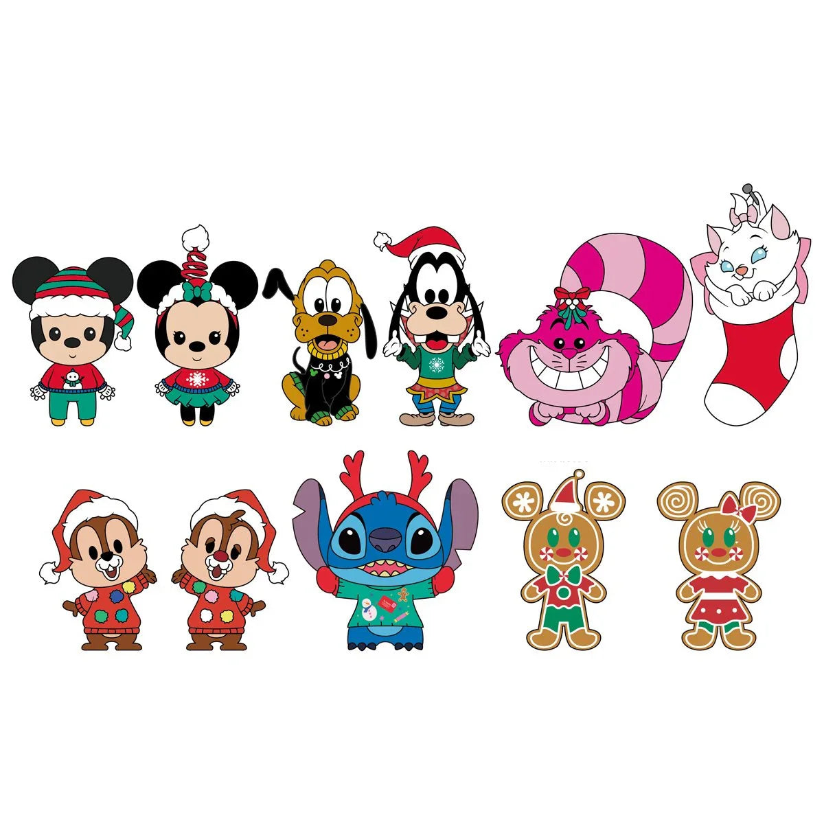 Monogram: Bag clip (Llavero) | Disney: Classic Holiday 2024 - Series 59 (x unidad)