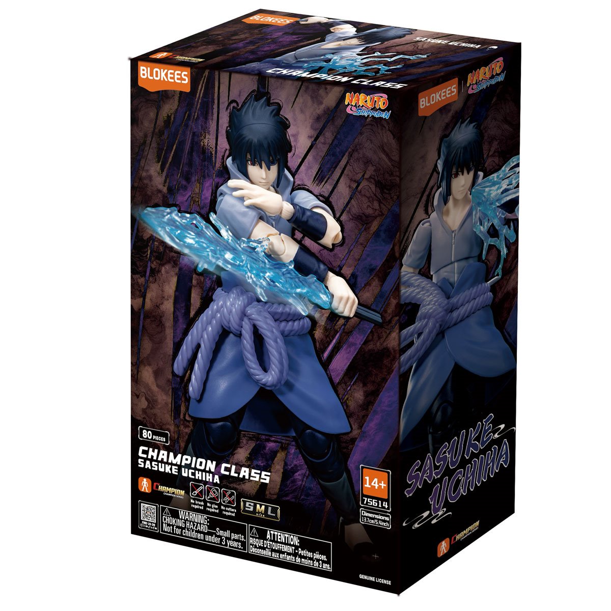 Blokees: Model Kit - Naruto Shippuden: Sasuke Uchiha Champion Class CC04
