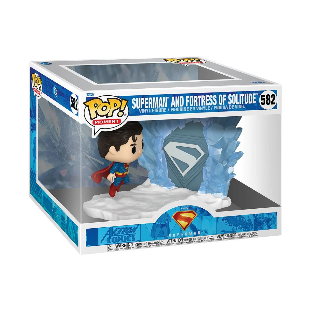 Funko Pop! Heroes: Superman (2025 Movie) - Superman and Fortress of Solitude 582 (MOMENT)