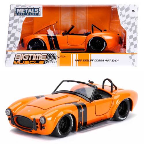 Jada: Die-Cast Metal Vehicle | Bigtime Muscle: 1965 Shelby Cobra 427 - Escala 1:24