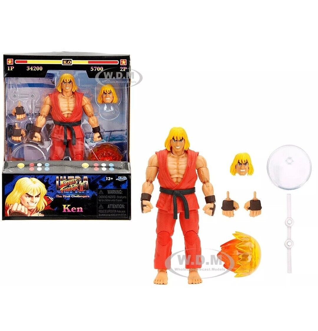 Jada: Action Figure | Ultra Street Fighter II: Ken - 6 pulgadas