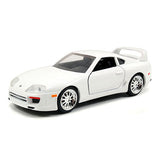Jada: Die-Cast Metal Vehicle | Fast and Furious - Brian's 1995 Toyota Supra - Escala 1:32