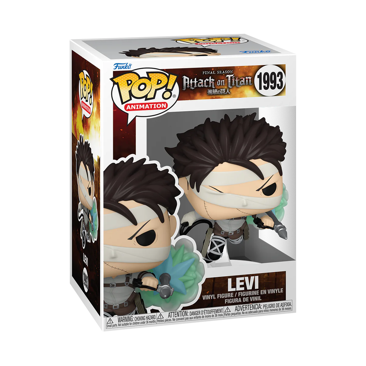 Funko Pop! Animation: Attack on Titan - Levi SP-1 1993