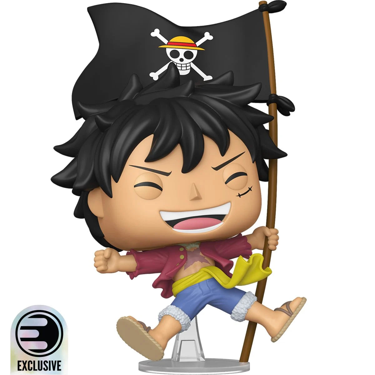 Funko Pop! Anime: One Piece - Monkey D. Luffy with Flag 2214 (EED Exclusive)