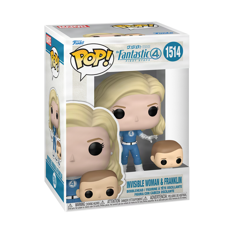 Funko Pop! Marvel: The Fantastic Four: First Steps - Woman & Franklin 1514