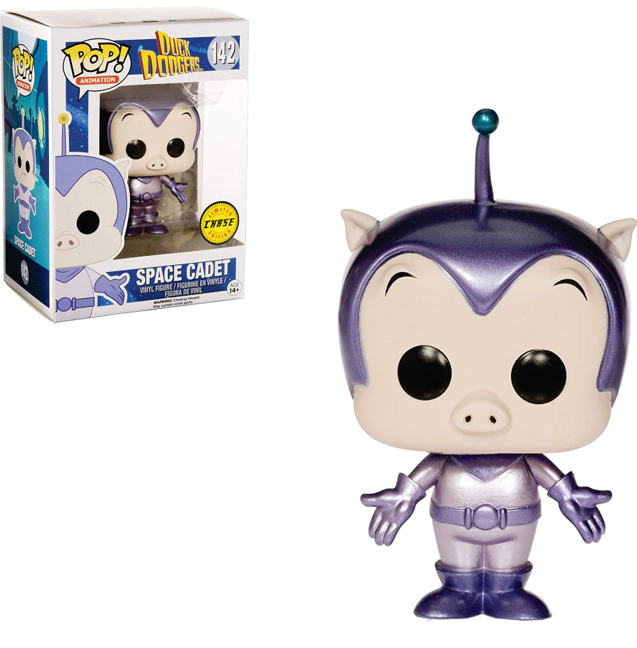 Funko Pop! Animados: Duck Dodgers - Space Cadet 142 - CHASE (Vaulted)