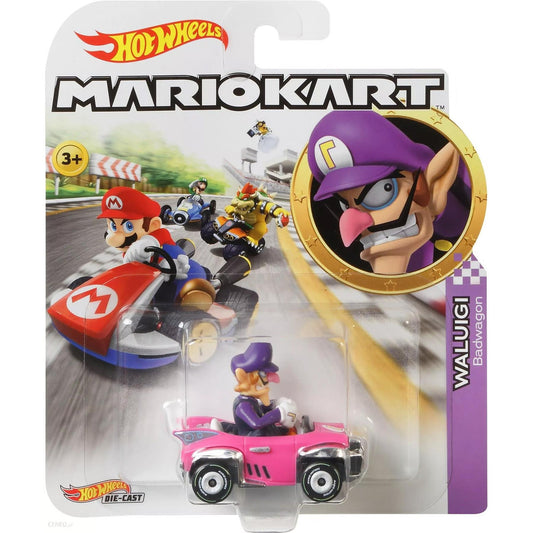 Hot Wheels: Die-Cast | Mario Kart - Waluigi (Badwagon)