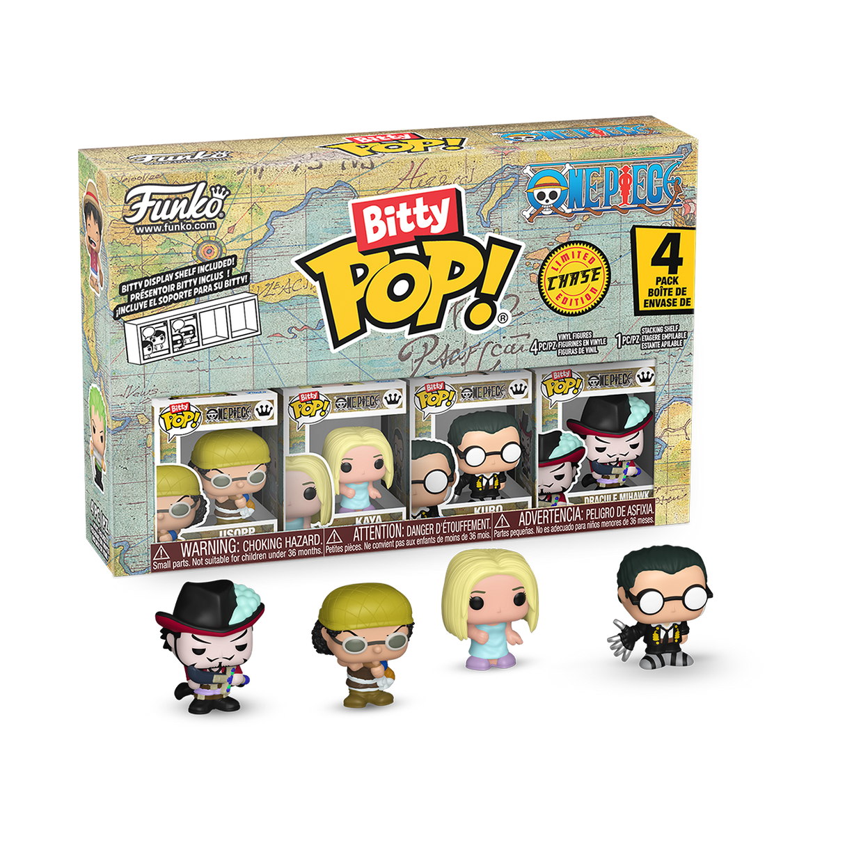 Funko Bitty Pop! Anime: One Piece - 4pack (Usopp)