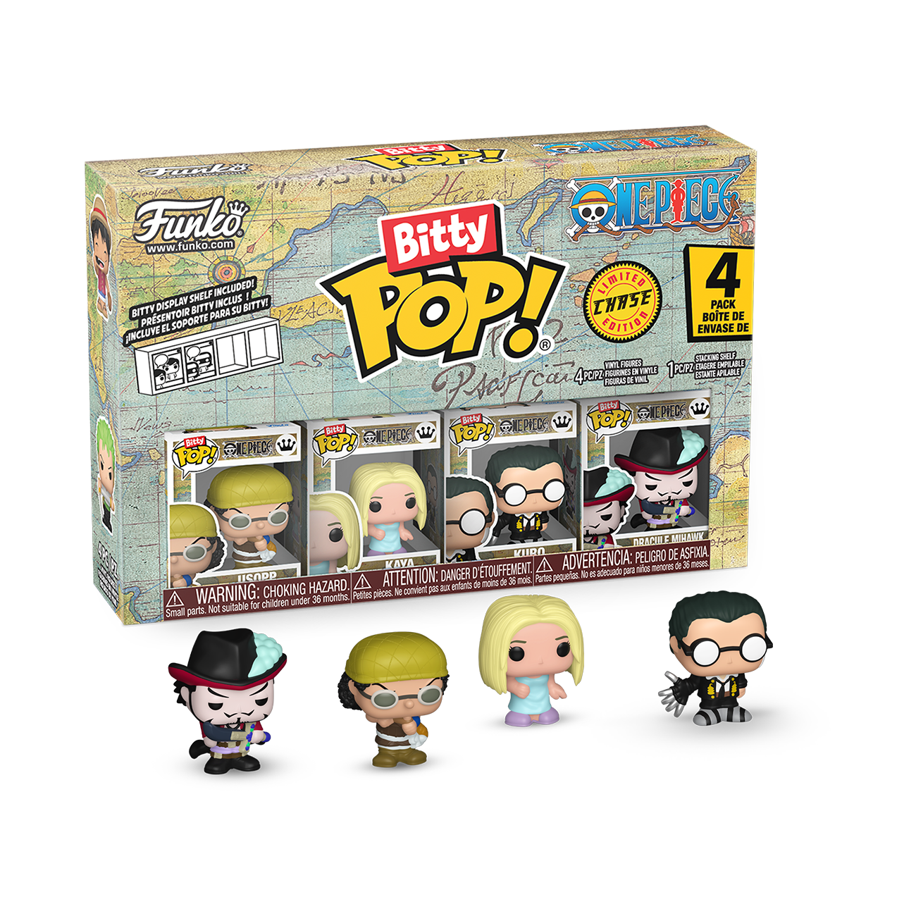 Funko Bitty Pop! Anime: One Piece - 4pack (Usopp)