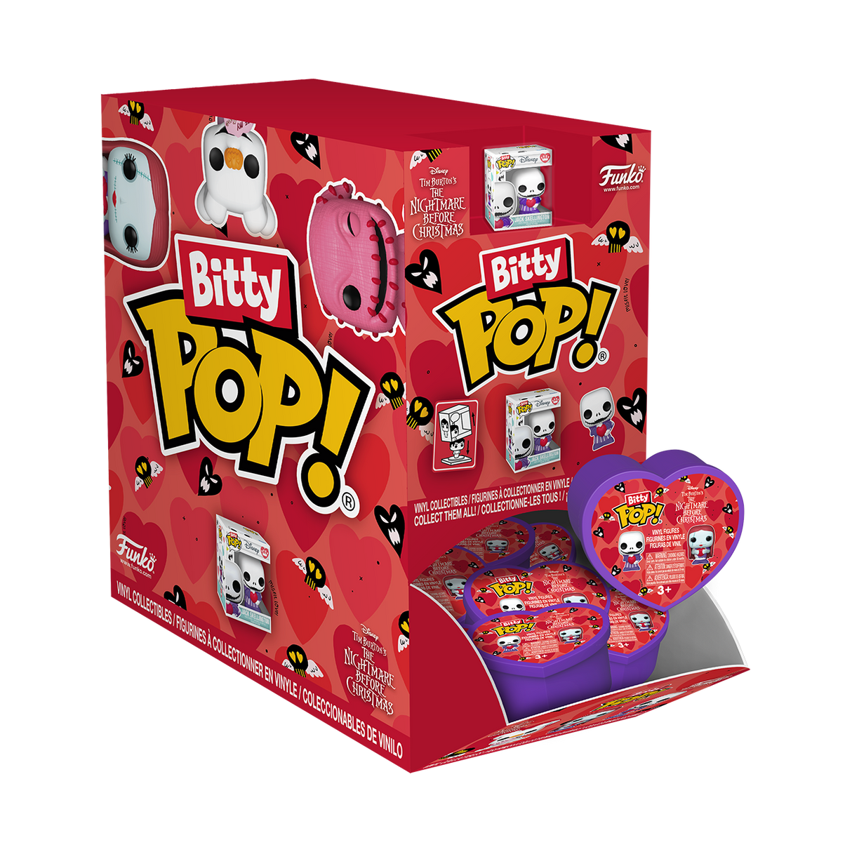 Funko Bitty Pop! The Nightmare Before Christmas Valentines - Mystery bag (x 1 unidad)