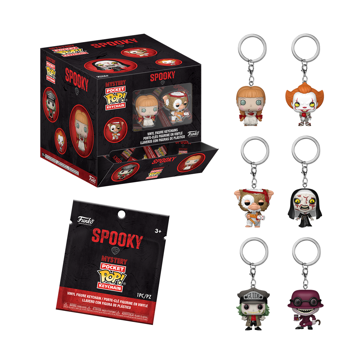 Pocket Pop! Mystery Horror Keychain (x1 unidad)