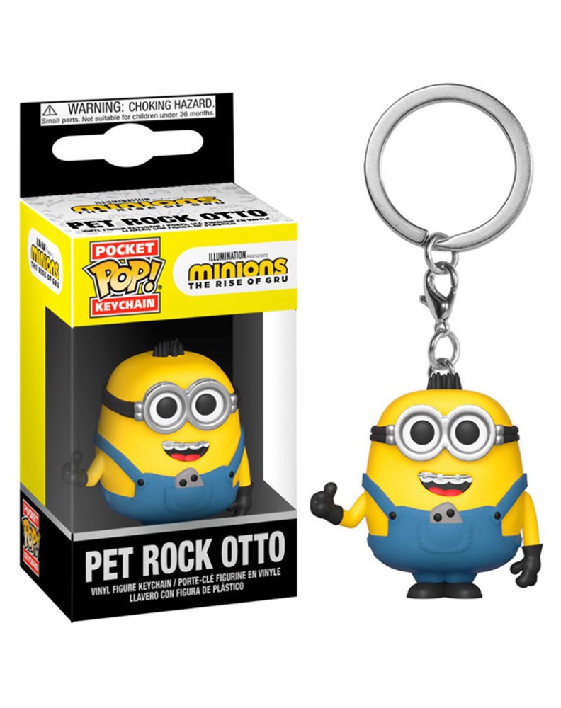 Funko Pop! POCKET KEYCHAIN | Minions: Pet Rock Otto