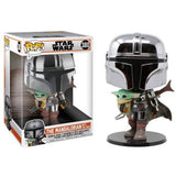 Funko Pop! Star Wars: The Mandalorian - The Mandalorian and Grogu 380 - Jumbo