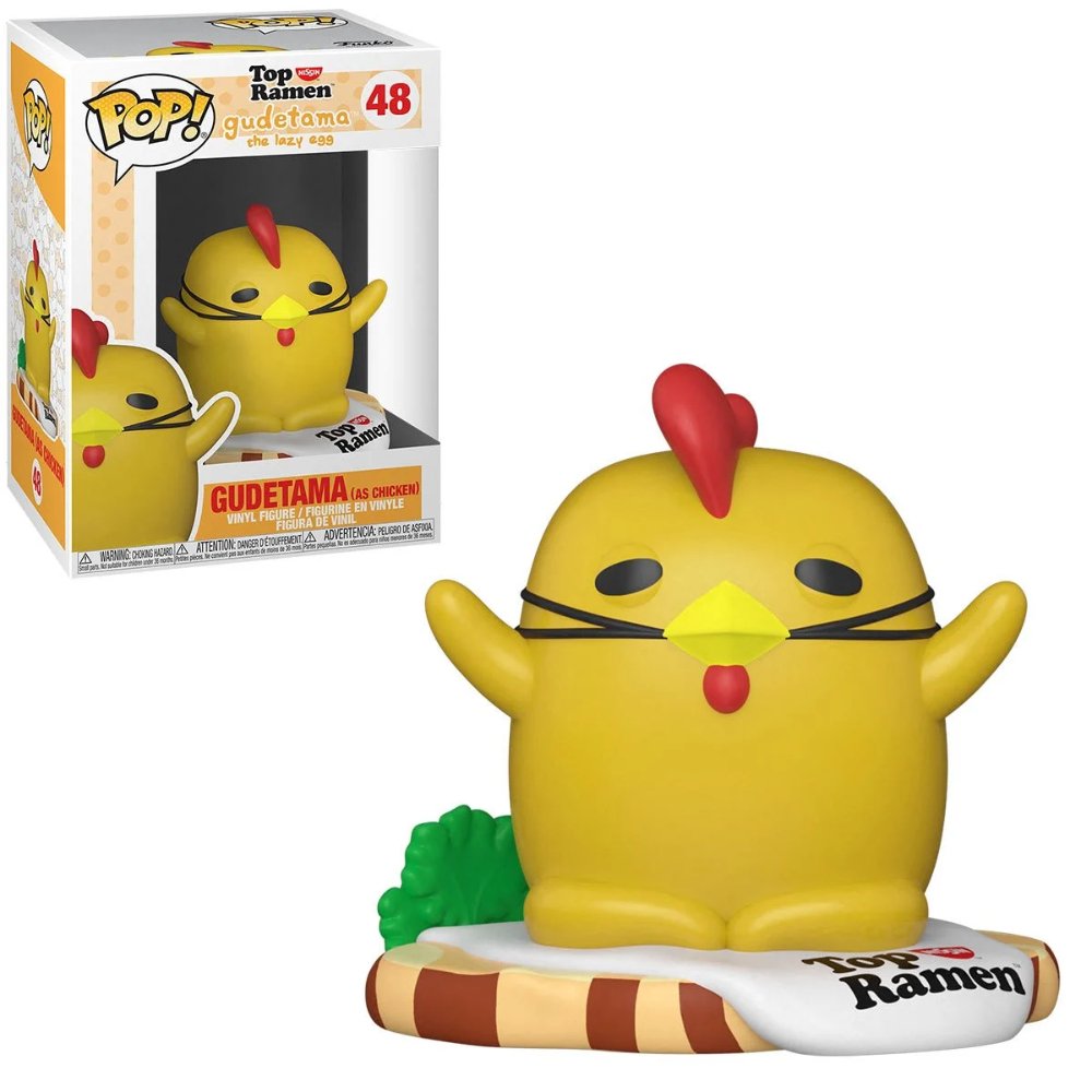 Funko Pop! Top Ramen Nissin:Gudetama The Lazy Egg - Gudetama (as chiken) 48