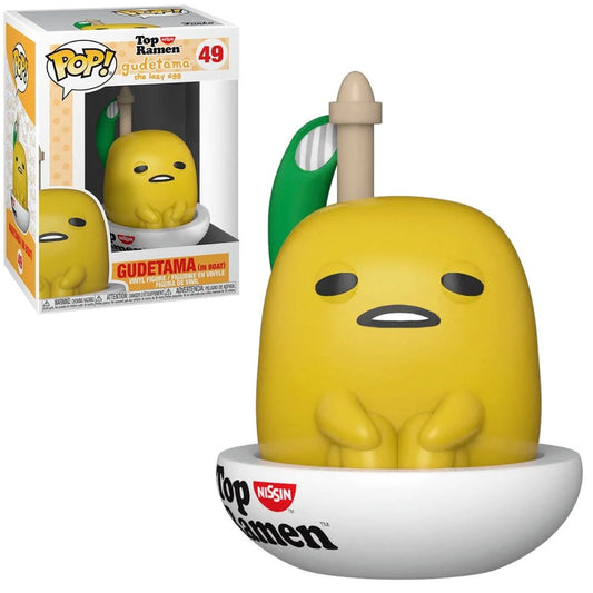 Funko Pop! Top Ramen Nissin:Gudetama The Lazy Egg - Gudetama (in boat) 49