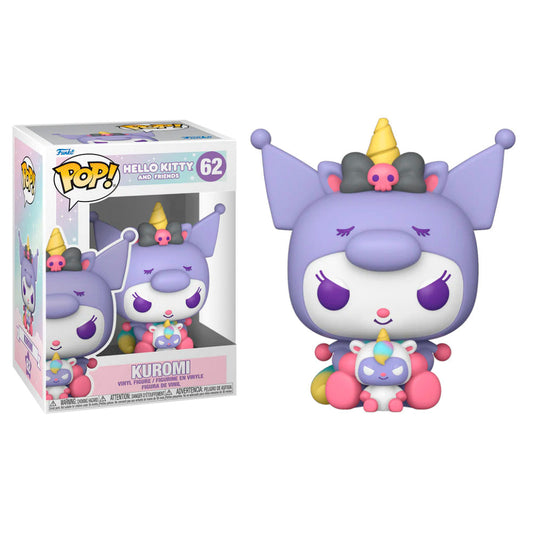 Funko Pop! Sanrio: Hello Kitty and Friends - Kuromi 62 (Caja con Detalles)