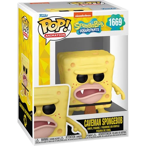 Funko Pop! Nickelodeon: SpongeBob SquearePants (Bob Esponja) 25th Anniversary - Caveman SpongeBob 1669