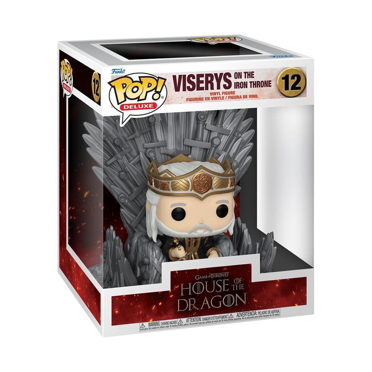 Funko Pop! House of the Dragon - Viserys on the Iron Throne 12 - (Deluxe)