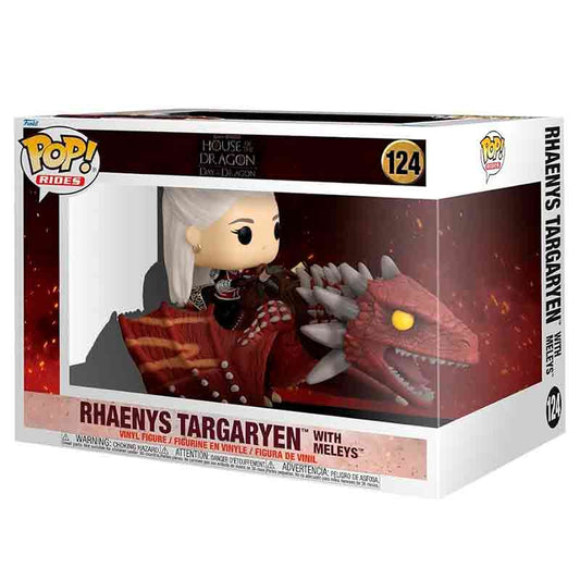 Funko Pop! Television: House of the Dragon - Rhaenys Targaryen with Meleys (Deluxe Ride) 124