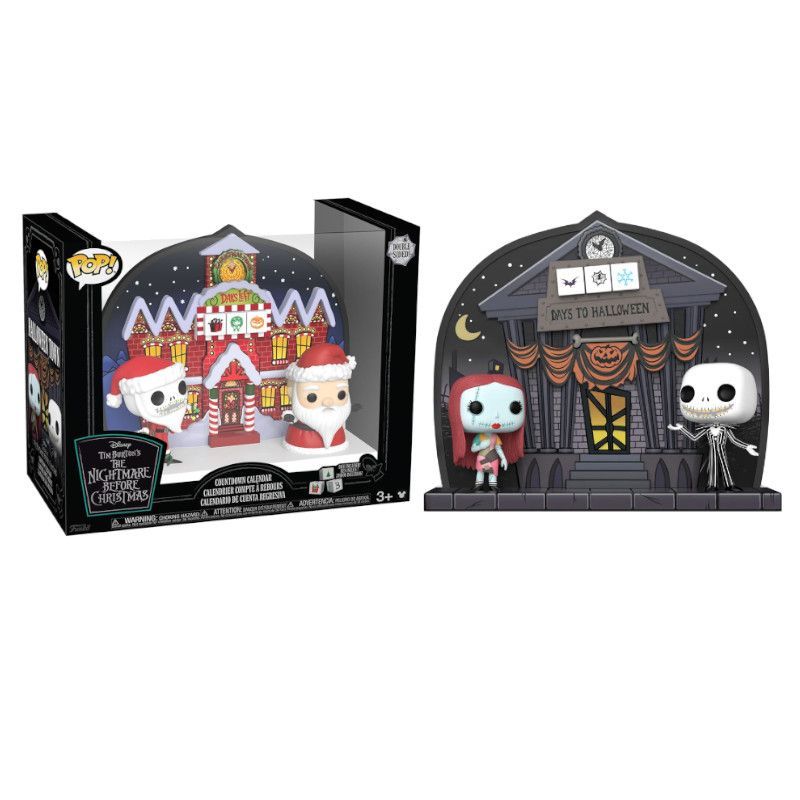 Funko Pop! The Nightmare Before Christmas (El Extraño Mundo de Jack) - Calendario Cuenta Regresiva - Doble Cara