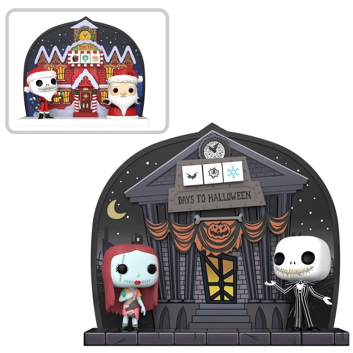 Funko Pop! The Nightmare Before Christmas (El Extraño Mundo de Jack) - Calendario Cuenta Regresiva - Doble Cara