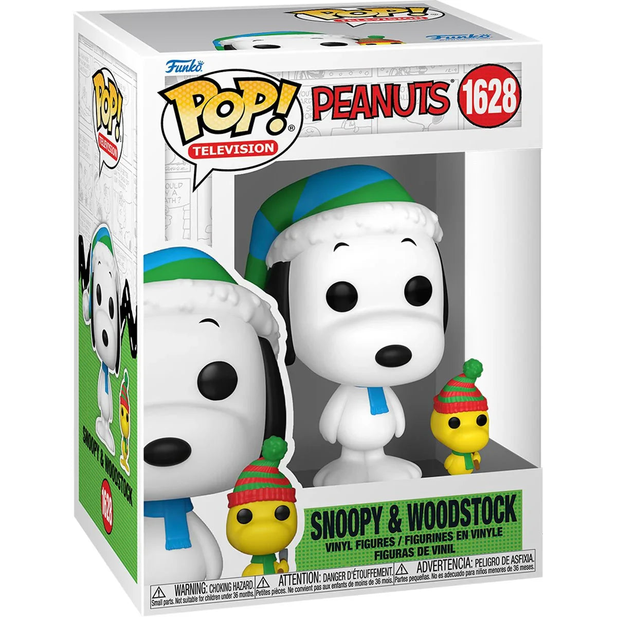 Funko Pop! Television: A Charlie Brown Christmas (Peanuts) -  Snoopy and Woodstock 1628