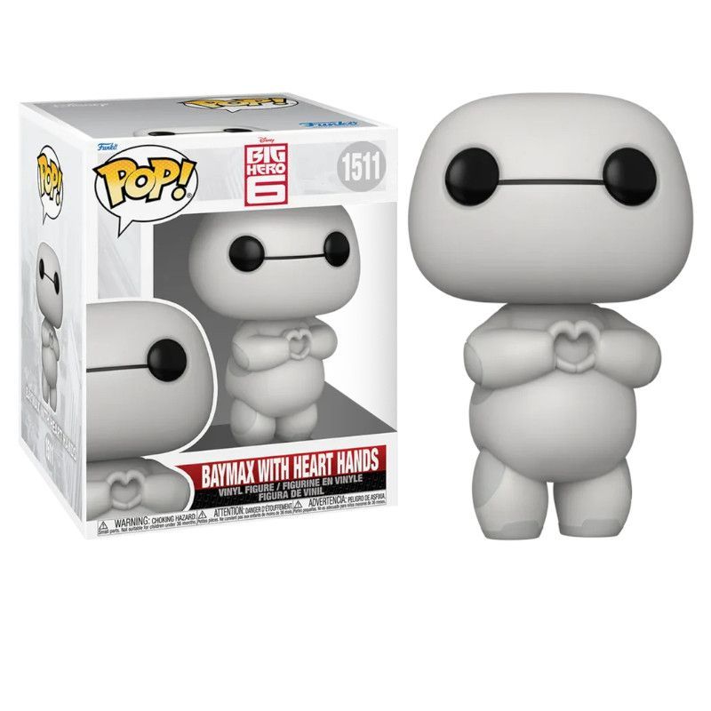 Funko Pop! Dinsey: Big Hero 6 - Baymax with Heart Hands 1511 (Deluxe)