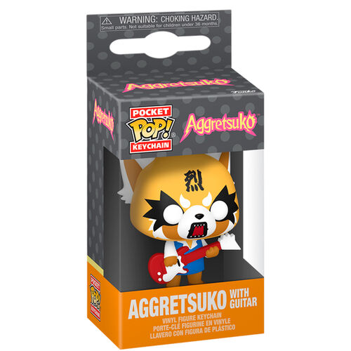 Funko Pop! Keychain| Sanrio: Aggretsuko with Guitar